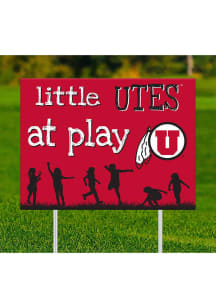 Utah Utes Little Fans at Play Yard Sign