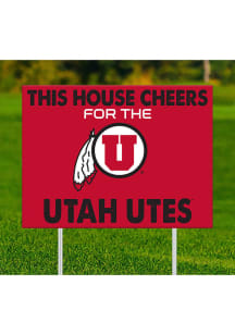Utah Utes This House Cheers For Yard Sign