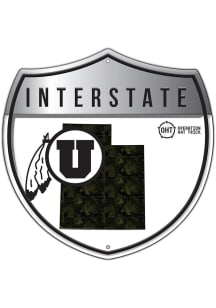 Utah Utes 12in OHT Camo Interstate Sign