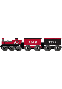 Utah Utes Train Cutout Sign