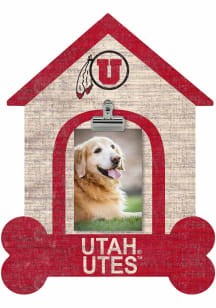 Utah Utes Dog Bone House Clip Picture Frame