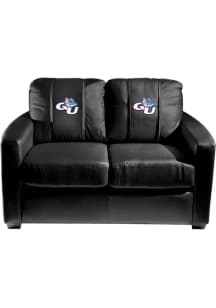 Gonzaga Bulldogs Faux Leather Love Seat - Black