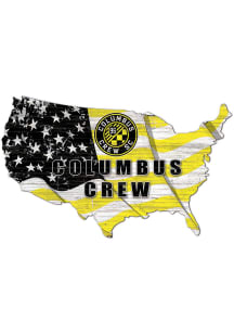 Columbus Crew USA Shape Flag Cutout Sign