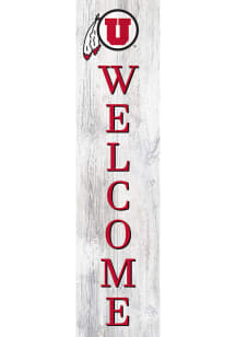 Utah Utes 48 Inch Welcome Leaner Sign