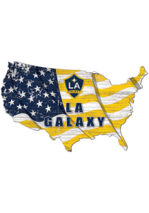 LA Galaxy USA Shape Flag Cutout Sign