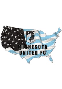 Minnesota United FC USA Shape Flag Cutout Sign