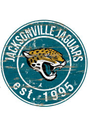 Jacksonville Jaguars Established Date Circle 24 Inch Sign