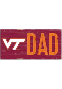 Virginia Tech Hokies DAD Sign