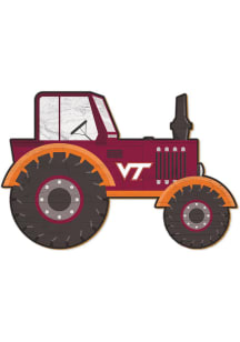 Virginia Tech Hokies Tractor Cutout Sign