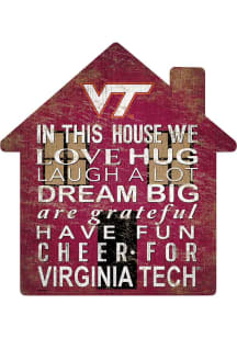 Virginia Tech Hokies 12 inch House Sign