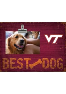 Virginia Tech Hokies Best Dog Clip Picture Frame