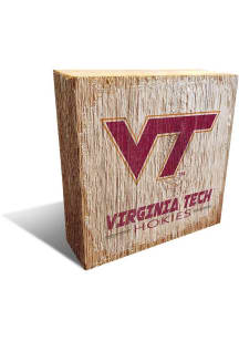 Virginia Tech Hokies Logo Block Sign
