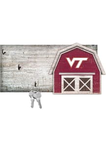Virginia Tech Hokies Team Barn Key Holder Sign