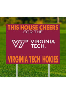 Virginia Tech Hokies This House Cheers For Yard Sign