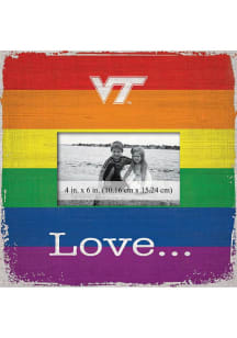 Virginia Tech Hokies Love Pride Picture Frame