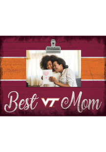 Virginia Tech Hokies Best Mom Clip Picture Frame