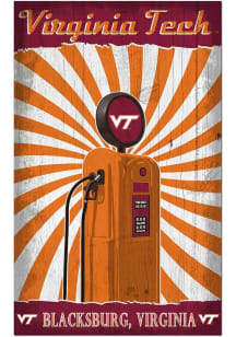 Virginia Tech Hokies Retro Pump Location Sign