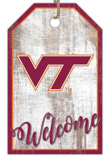 Virginia Tech Hokies Welcome Team Tag Sign