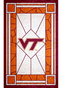 Virginia Tech Hokies Stained Glass Sign