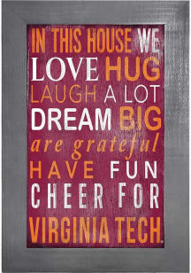 Virginia Tech Hokies In This House Picture Frame