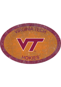 Virginia Tech Hokies 46 Inch Oval Team Sign