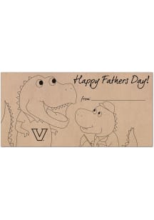 Vanderbilt Commodores Fathers Day Coloring Sign