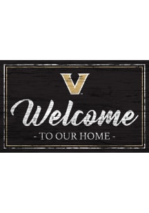 Vanderbilt Commodores Welcome to our Home 6x12 Sign