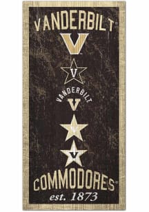 Vanderbilt Commodores Heritage 6x12 Sign