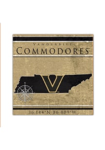 Vanderbilt Commodores Coordinates Sign