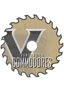 Vanderbilt Commodores Rust Circular Saw Sign