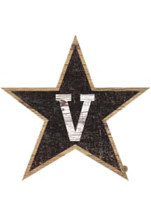 Vanderbilt Commodores Team Logo 8 Inch Cutout Sign