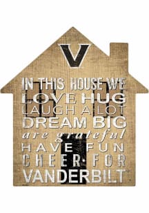 Vanderbilt Commodores 12 inch House Sign