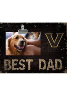 Vanderbilt Commodores Best Dad Clip Picture Frame