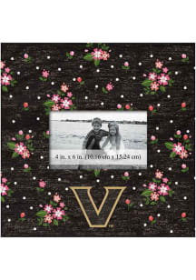 Vanderbilt Commodores Floral Picture Frame