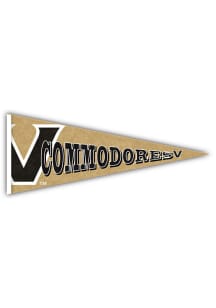 Vanderbilt Commodores Wood Pennant Sign