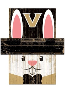 Vanderbilt Commodores Easter Bunny Head Sign