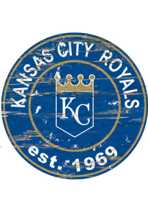 Kansas City Royals Established Date Circle 24 Inch Sign