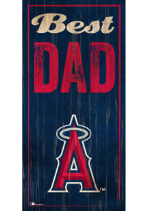 Los Angeles Angels Best Dad Sign
