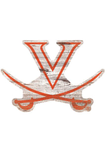 Virginia Cavaliers Team Logo 8 Inch Cutout Sign
