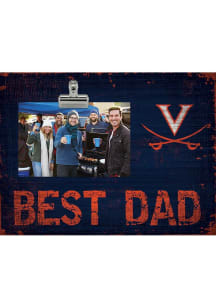 Virginia Cavaliers Best Dad Clip Picture Frame