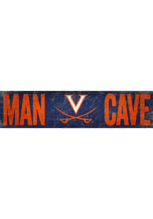 Virginia Cavaliers Man Cave 6x24 Sign