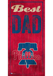 Philadelphia Phillies Best Dad Sign