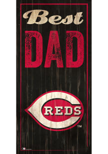 Cincinnati Reds Best Dad Sign