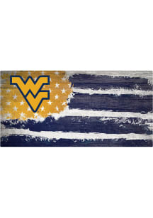 West Virginia Mountaineers Flag 6x12 Sign
