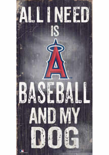 Los Angeles Angels Baseball and My Dog Sign