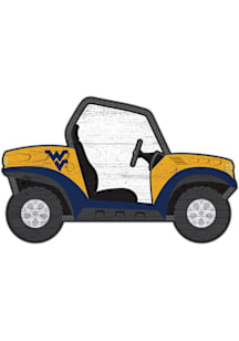 West Virginia Mountaineers ATV Cutout Sign - Blue