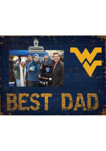 West Virginia Mountaineers Best Dad Clip Picture Frame