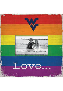 West Virginia Mountaineers Love Pride Picture Frame