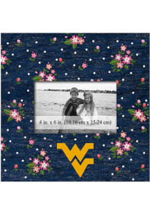 West Virginia Mountaineers Floral Picture Frame