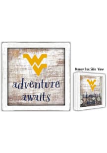 West Virginia Mountaineers Adventure Awaits Box Sign